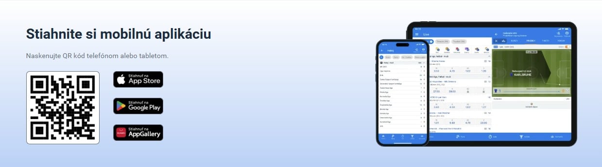 Mobilná aplikácia Tipsport