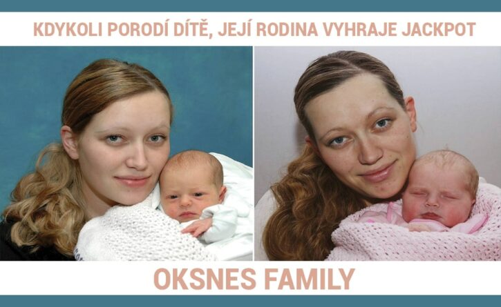 Hege Jeanette Oksnes a jej dcéry, vľavo najstaršia dcéra Emily a vpravo Linda.