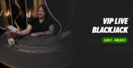 Live kasíno Vip Live Blackjack v Doxxbet