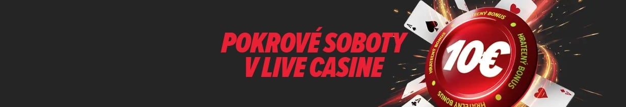 Pokrové soboty v live kasíne