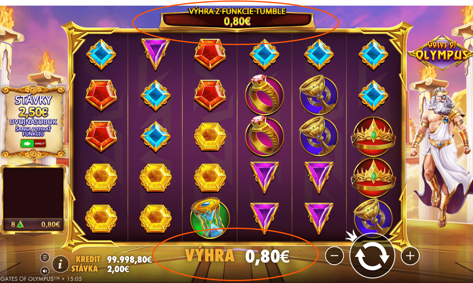Výhra v Eurogolde