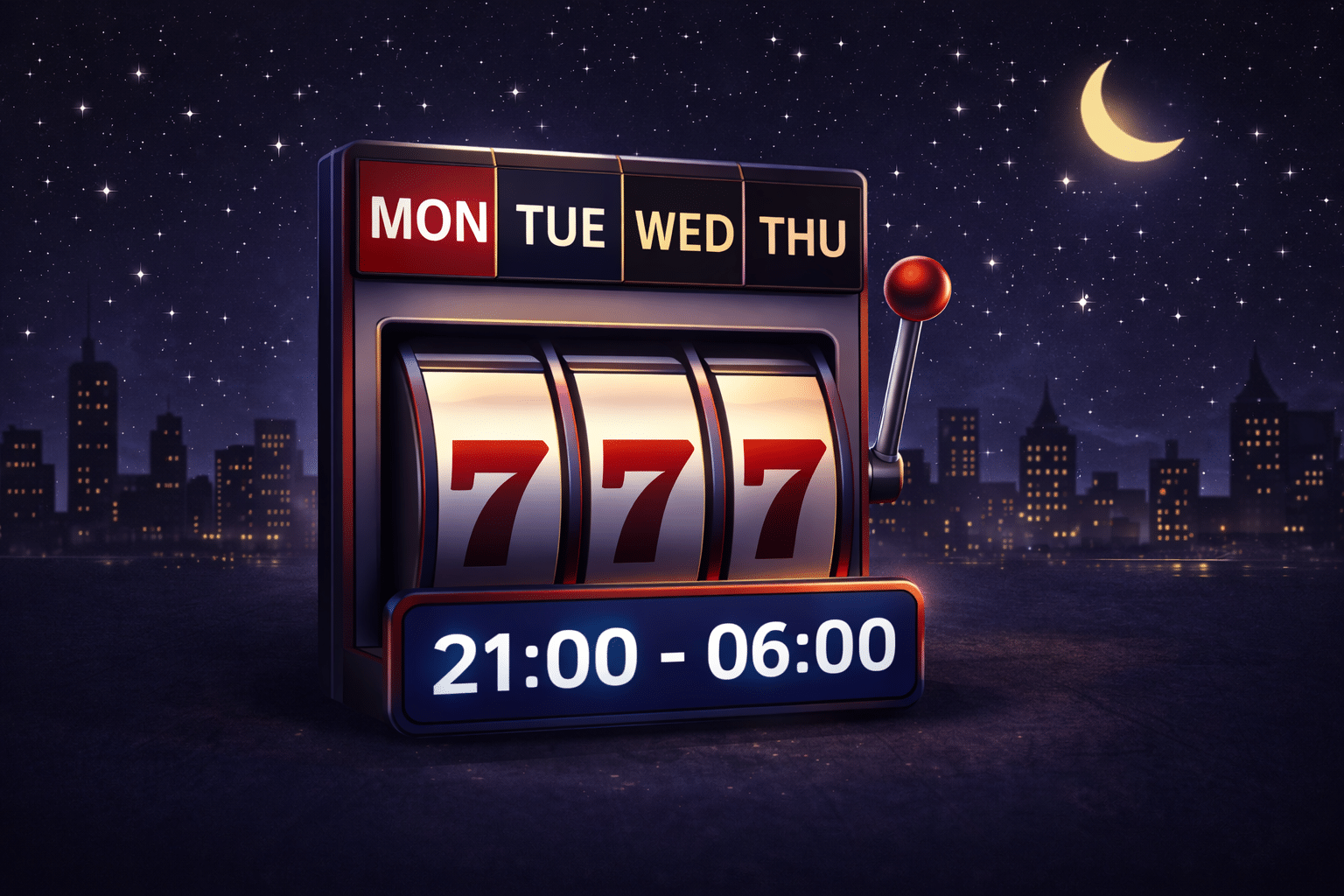 Hraj v čase 21:00-6:00