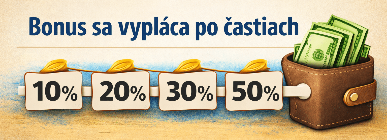 bonus sa vypláca po častiach