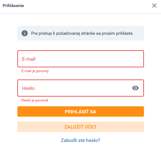 prihlásanie do tipsport kasína