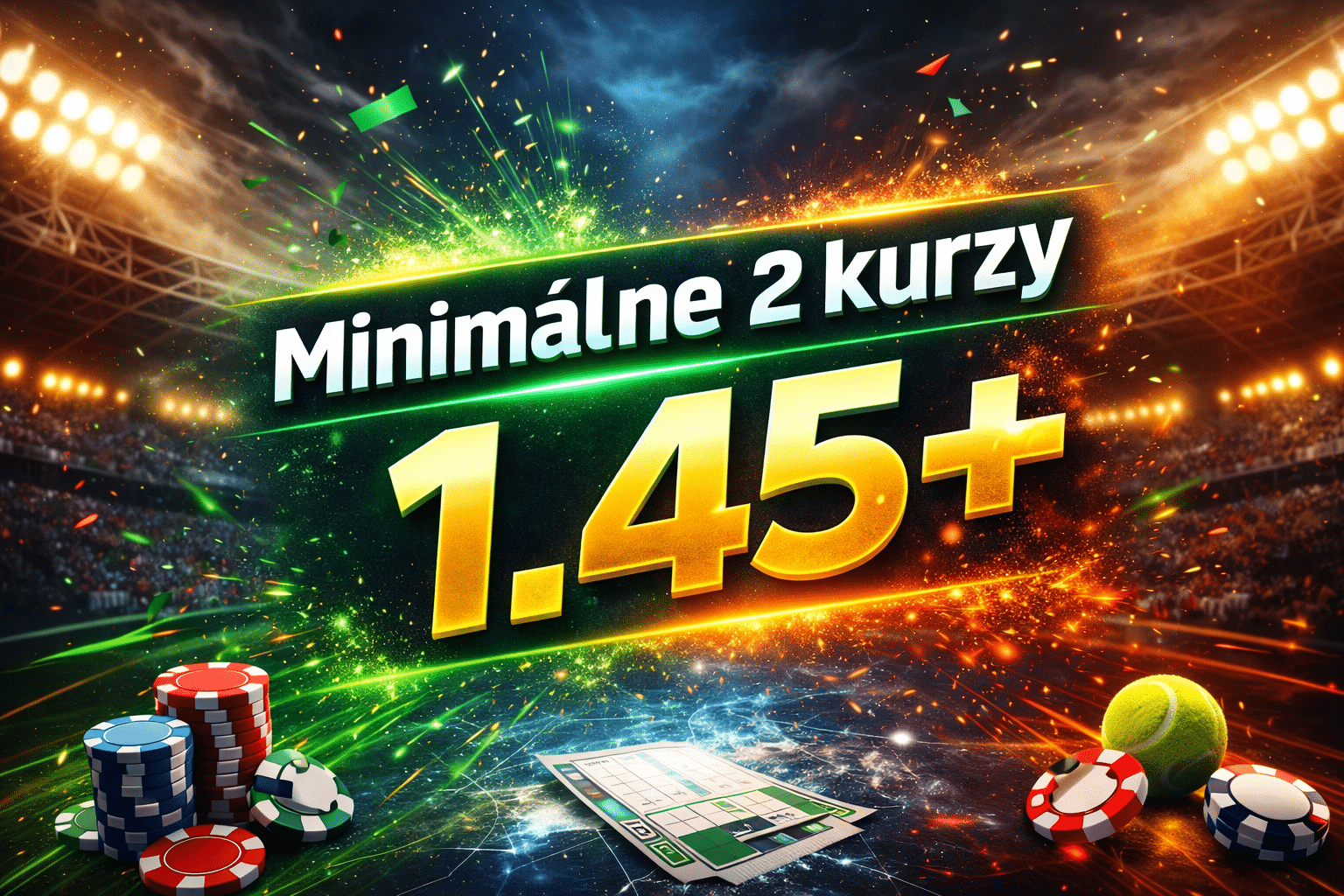 2 kurzy 1.45+