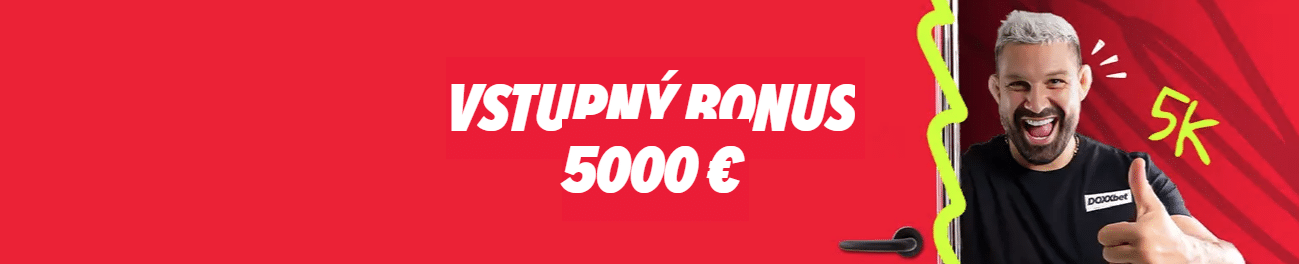 Vstupný bonus 5000 €