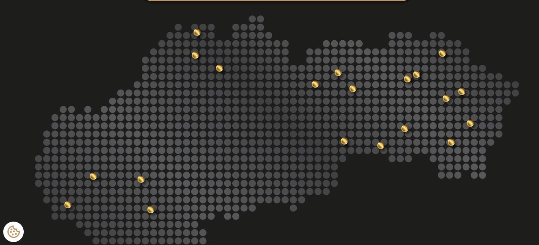 Eurogold registrácia mapa pobočiek casin