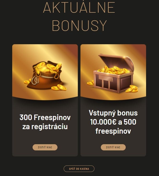 Eurogold Aplikácia - bonusy v aplikácii 