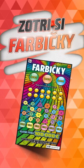 Žreb Farbičky predná strana