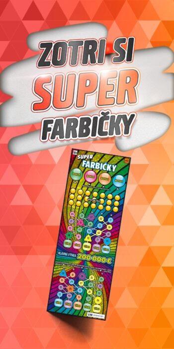 Žreb Super farbičky predná strana