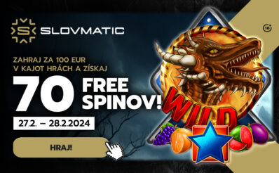 70 free spinov Slovmatic