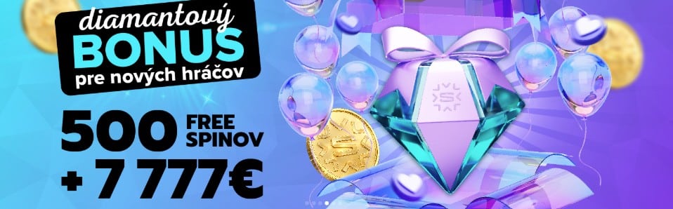 Vstupný bonus 500 FS + 7777 €