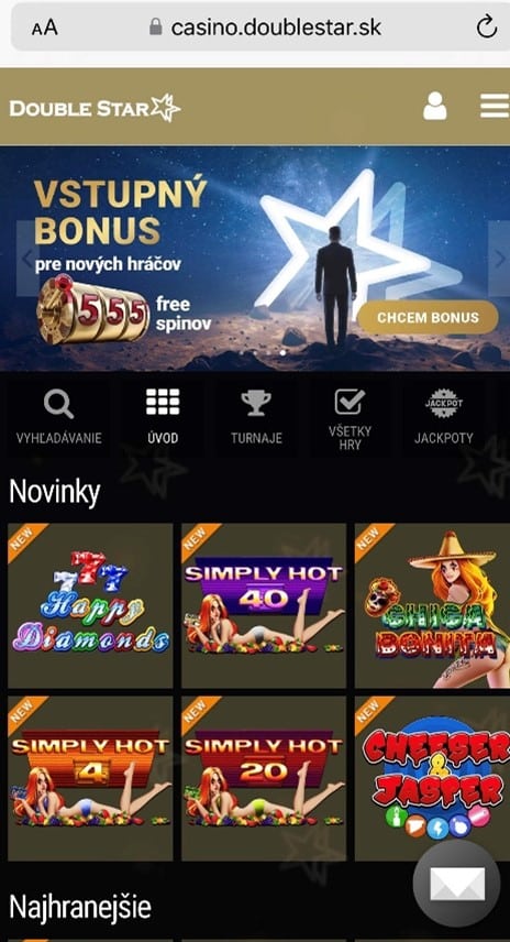 Aplikacie Doublestar iOS