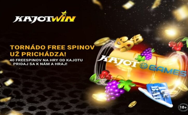 Kajotwin tornado freespinov