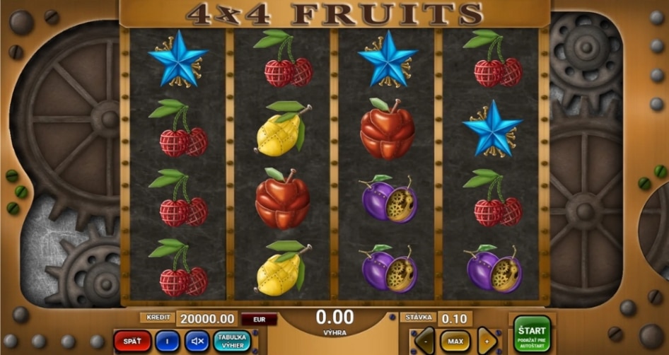 4×4 FRUITS