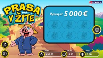 Online žreb Prasa v žite nezotretý