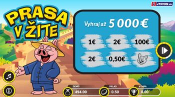 Online žreb Prasa v žite zotretý