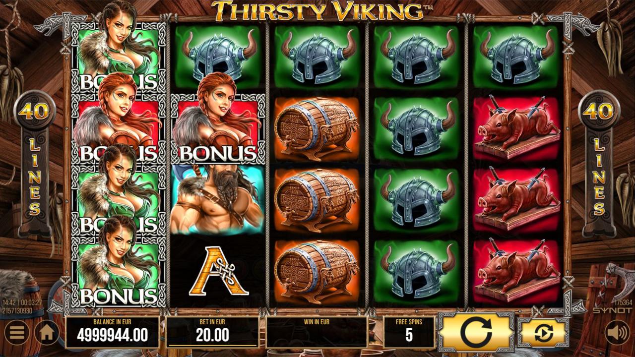 Thirsty viking automat