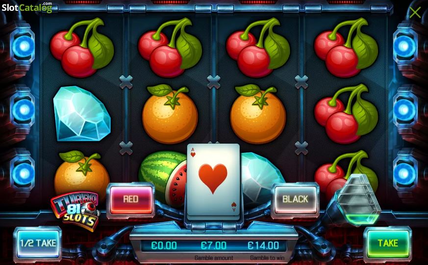 Funkce Gamble Turbo Slots 81