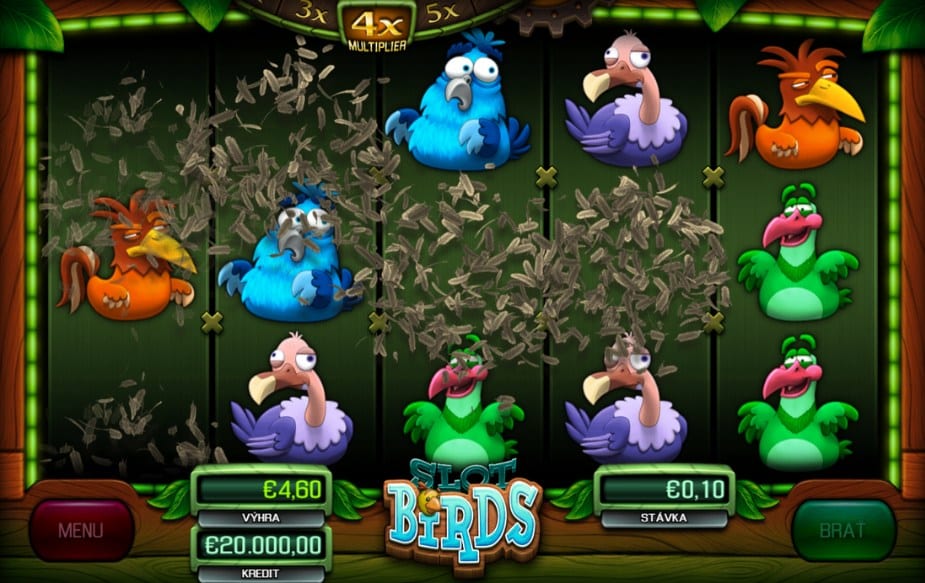 Kaskádovitá funkcie Slot Birds