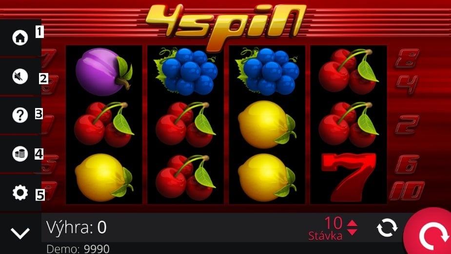 Menu 4 Spin