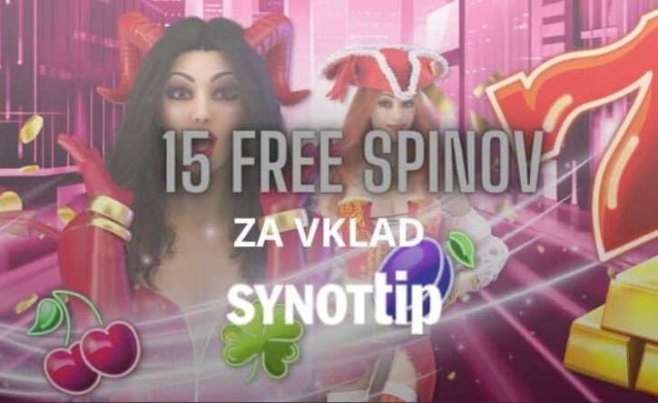 15 free spinov SynotTip