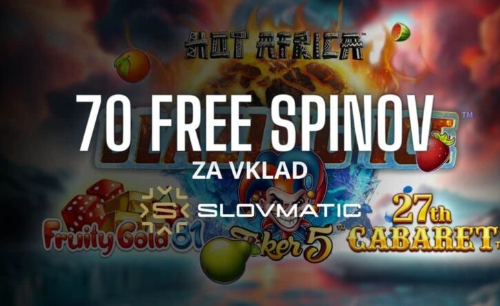 70 free spinov štvrtok