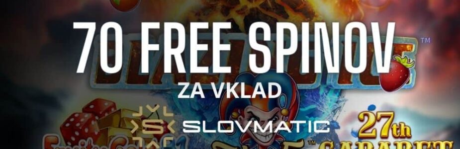 70 free spinov štvrtok