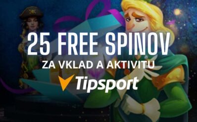 25 free spinov Tipsport