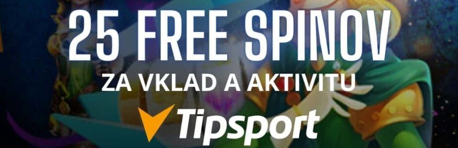 25 free spinov Tipsport