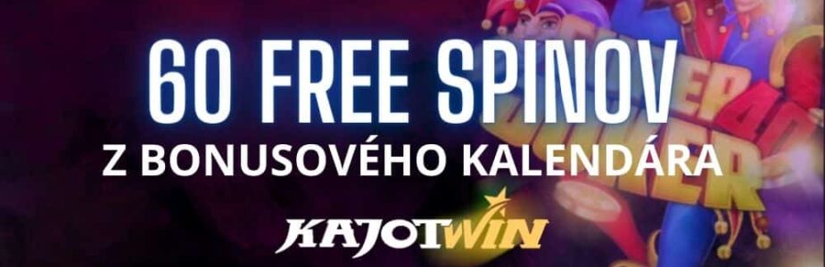 60 free spinov od KajotWin!