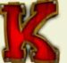 Symbol Písmeno K (Kráľ) automatu Hunter’s Dream 2 od eGaming