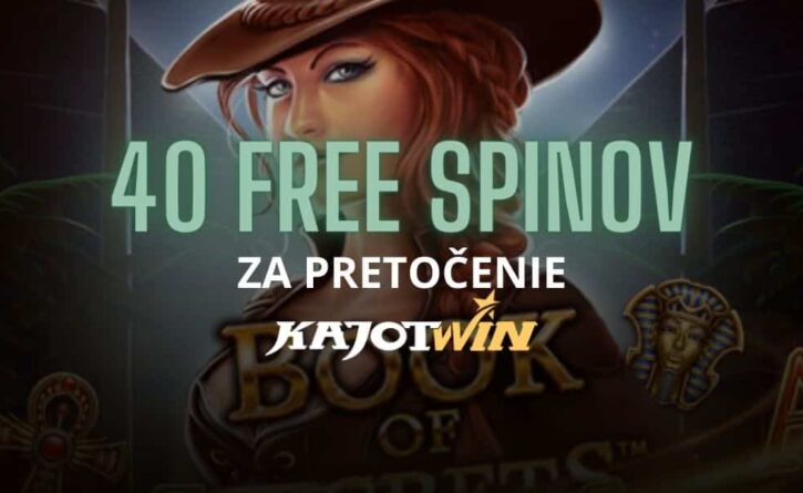 40 free spinov KajotWin