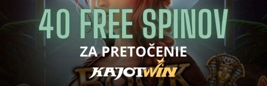 40 free spinov KajotWin
