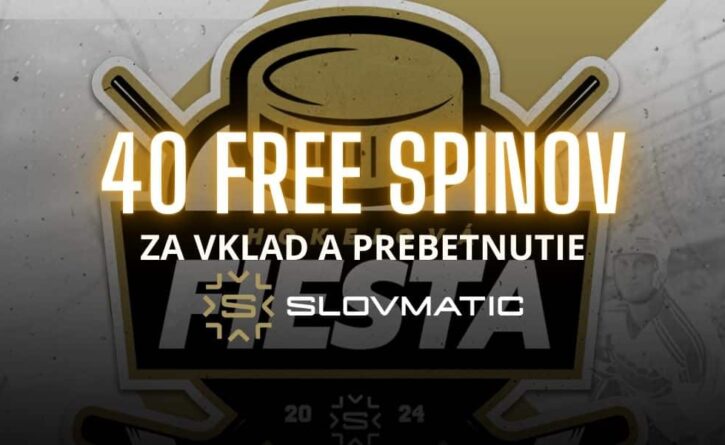 40 free spinov Slovmatic nedela