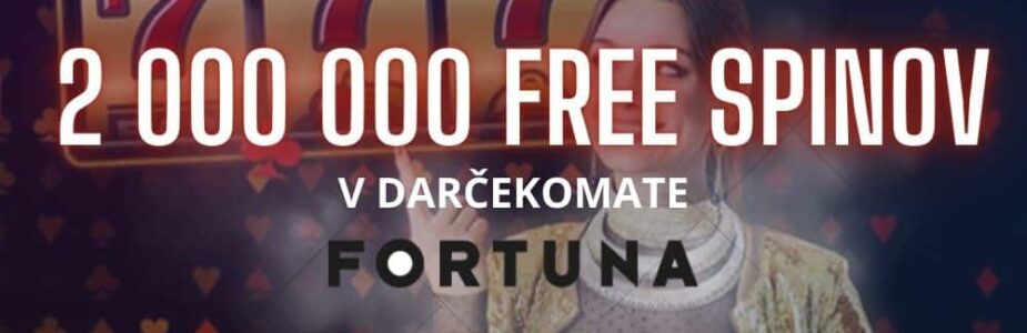 Fortuna free spiny darčekomat