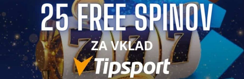 25 free spinov v Tipsport