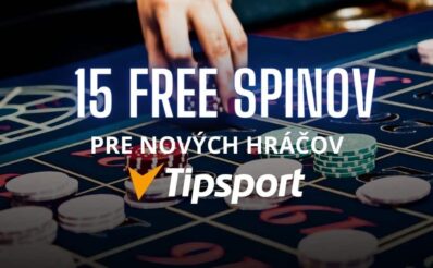 15 free spinov v Tipsport