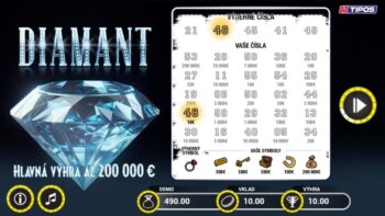 Žreb Diamant zotretý