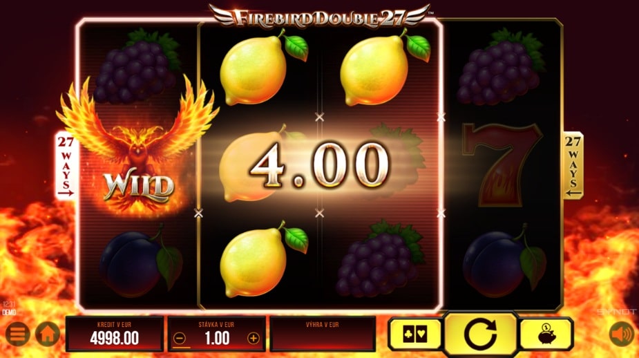 Firebird Double 27 online automat Wild