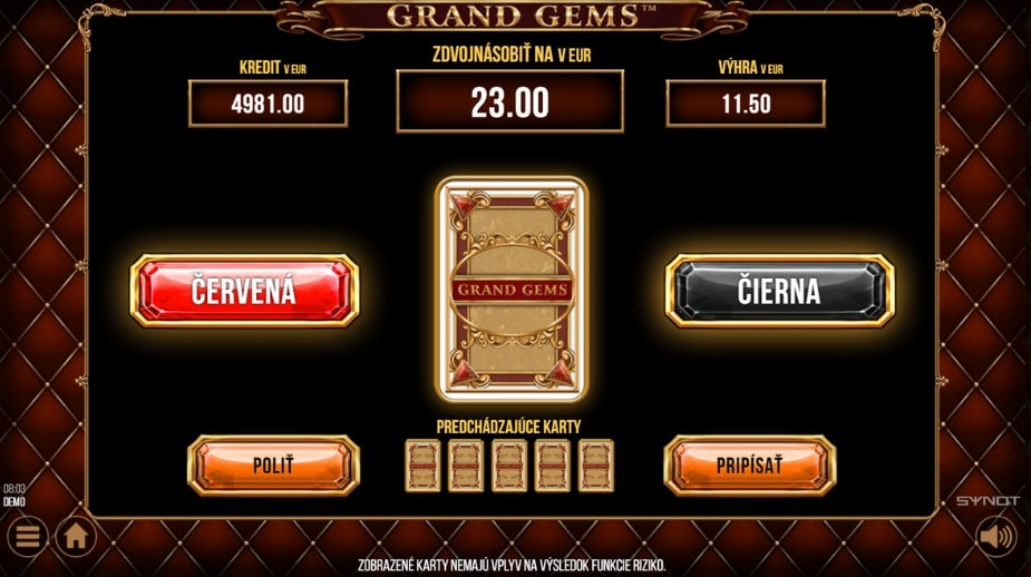 Grand Gems online automat Gamble