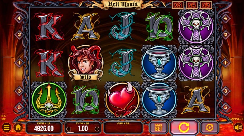 Hell Mania online automat Wild symbol