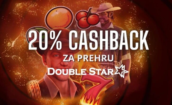 20% cashback novomatic doublestar