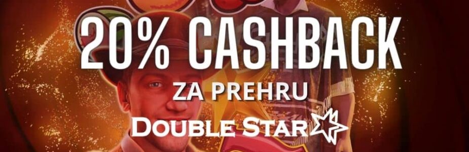 20% cashback novomatic doublestar