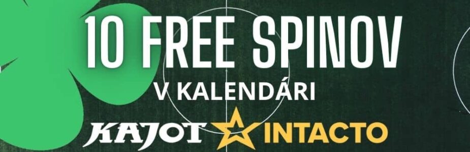 10 free spinov kajot intacto