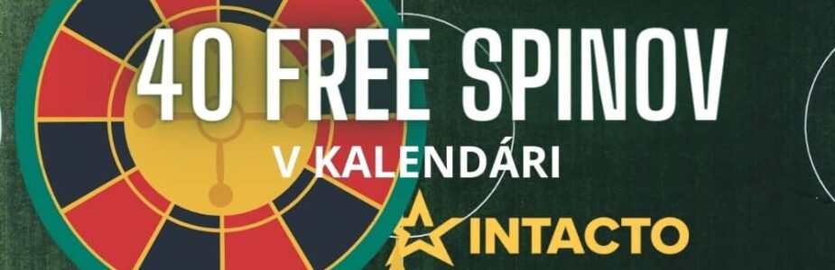 40 free spinov Kajot Intacto