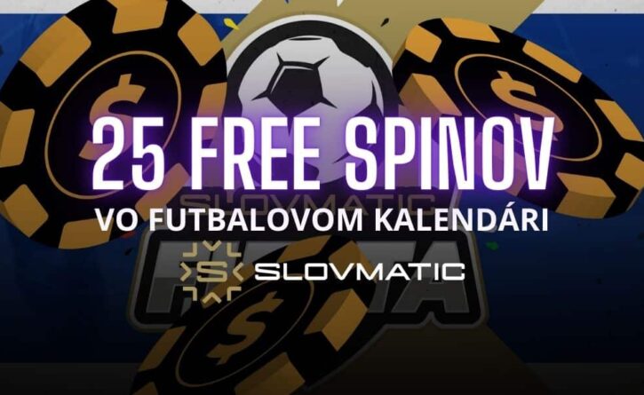 25 free spinov slovmatic