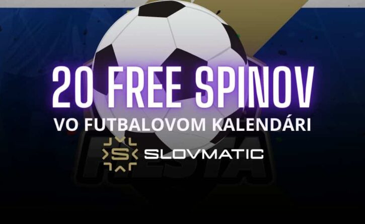 20 free spinov slovmatic