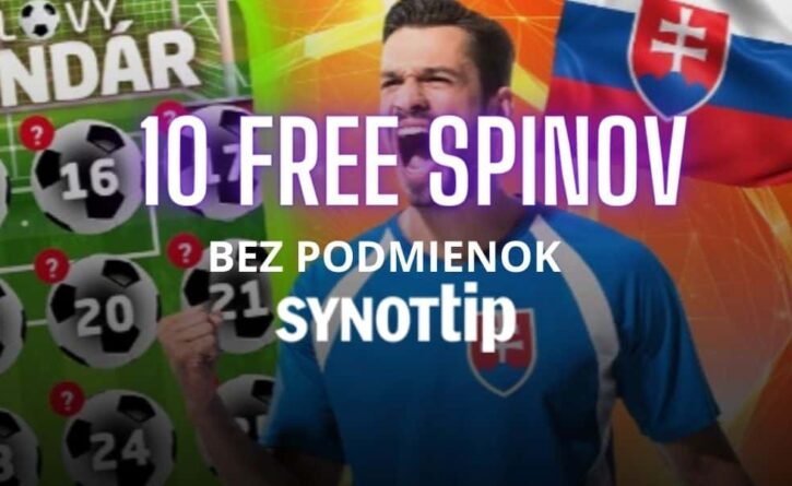 10 free spinov bez podmienok SynotTip