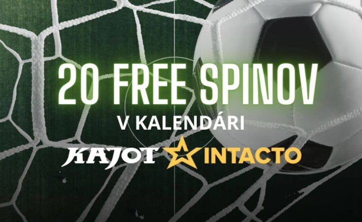 20 free spinov kajot intacto